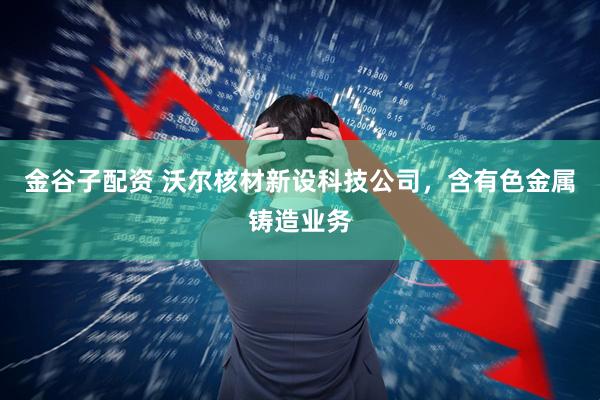 金谷子配资 沃尔核材新设科技公司，含有色金属铸造业务